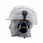 Orejeras K20H, conexión a casco SNR 30dB 2630220 UVEX