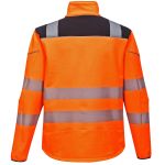 Softshell de alta visibilidad naranja flúor negro, ref: T402, PORTWEST
