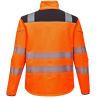 Softshell de alta visibilidad naranja flúor negro, ref: T402, PORTWEST