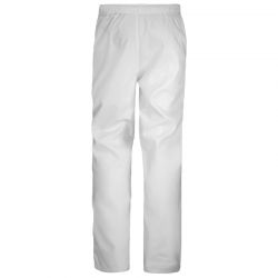Pantalón pijama blanco gomas sin bolsillos, ref: WR.6.115, WORKO 2