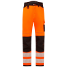 Pantalón alta visibilidad naranja flúor negro, ref: PW303OBR, PORTWEST 1