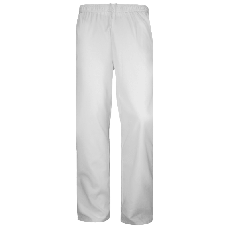 Pantalón pijama blanco gomas sin bolsillos, ref: WR.6.115, WORKO