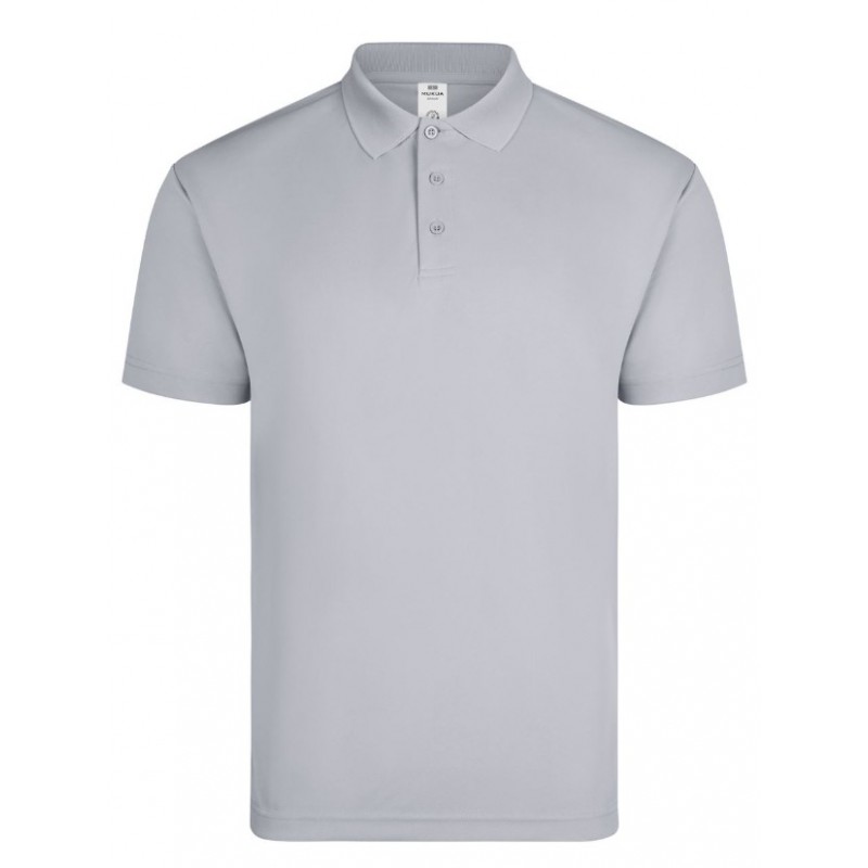 Polo de trabajo Coolpass color gris, ref. PS160U_222, Velilla