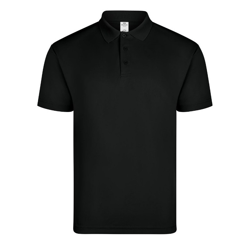 Polo de trabajo Coolpass color negro, ref. PS160U_200, Velilla