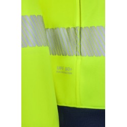 Chaqueta V.Dynamix Hi Vis, ref: 305730_61/20 Navy/Amarillo Flúor, Velilla 7
