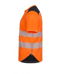 Camiseta V.Dynamix Hi Vis, ref: 305630_00/19 Negro/Naranja Flúor, Velilla 4