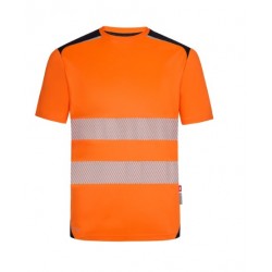 Camiseta V.Dynamix Hi Vis, ref: 305630_00/19 Negro/Naranja Flúor, Velilla