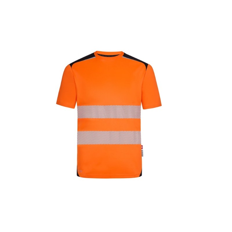 Camiseta V.Dynamix Hi Vis, ref: 305630_00/19 Negro/Naranja Flúor, Velilla