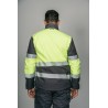 Polar Softshell alta visibilidad HOMBRE KINGSMANN STARLIGHT, Gris con Amarillo Flúor 3