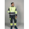 Polar Softshell alta visibilidad HOMBRE KINGSMANN STARLIGHT, Gris con Amarillo Flúor 4