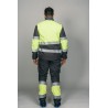 Polar Softshell alta visibilidad HOMBRE KINGSMANN STARLIGHT, Gris con Amarillo Flúor 5