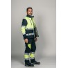 Polar Softshell alta visibilidad HOMBRE KINGSMANN STARLIGHT, Azul Marino con Amarillo Flúor 5