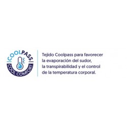Polo de trabajo Coolpass color blanco, ref. PS160U_100, Velilla 4