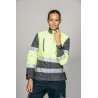 Polar Softshell alta visibilidad MUJER KINGSMANN STARLIGHT, Gris con Amarillo Flúor 4