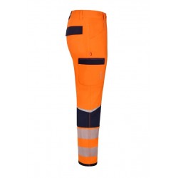 Pantalón 4-xtreme V.Dynamix Hi Vis, ref: 303030X_61/19 Navy/Naranja Flúor,... 4