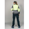 Polar Softshell alta visibilidad MUJER KINGSMANN STARLIGHT, Gris con Amarillo Flúor 5