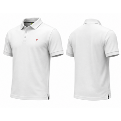 Polo manga corta blanco logo ITURRI