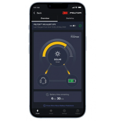 Orejeras a cabeza 3M PELTOR WS ALERT XPV, Dispositivo con energía solar MRX21A1WS7