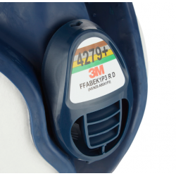 Máscara mosca 3M 4279,  FFABEK1P3, protección contra vapores orgánicos, gases inorgánicos, ácidos y amoniaco