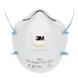 Mascarilla 3M 8822 FFP2 con válvula
