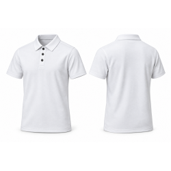 Polo blanco manga corta, COOLWORK ITURRI