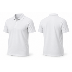 Polo blanco manga corta, COOLWORK ITURRI