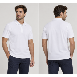 Polo blanco manga corta, COOLWORK ITURRI