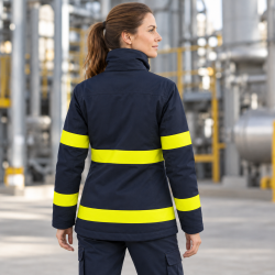 Parka Multirriesgo Alta Visibilidad MUJER KINGSMANN FIRELIGHT combinado navy