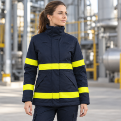 Parka Multirriesgo Alta Visibilidad MUJER KINGSMANN FIRELIGHT combinado navy