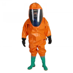 Traje Hermético a gas reutilizable GTB laminado de Viton RESPIREX