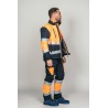Polar Softshell alta visibilidad HOMBRE KINGSMANN STARLIGHT, Azul Marino con Naranja Flúor 6