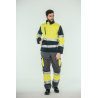Polar Softshell alta visibilidad HOMBRE KINGSMANN STARLIGHT mangas desmontables, Azul Marino con Amarillo Flúor 3