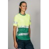 Camiseta alta visibilidad MUJER KINGSMANN STARLIGHT manga corta, Verde con Amarillo Flúor 5