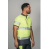 Polo alta visibilidad HOMBRE KINGSMANN STARLIGHT manga corta 100% Poliéster, Amarillo Flúor 6