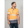 Polo alta visibilidad HOMBRE KINGSMANN STARLIGHT manga corta 100% Poliéster, Naranja Flúor 1