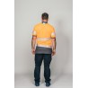 Polo alta visibilidad HOMBRE KINGSMANN STARLIGHT manga corta 100% Poliéster, Naranja Flúor 5