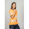 Polo alta visibilidad MUJER KINGSMANN STARLIGHT manga corta 100% Poliéster, Naranja Flúor 4