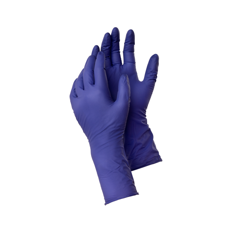 Caja de 100 guantes desechables de nitrilo largos, TEGERA 858