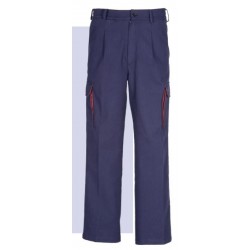 Pantalón laboral azulina LABORTEX con bolsillos en las perneras 1