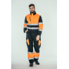 Buzo alta visibilidad HOMBRE KINGSMANN STARLIGHT, Azul Marino y Naranja Flúor 1