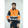 Buzo alta visibilidad HOMBRE KINGSMANN STARLIGHT, Azul Marino y Naranja Flúor 5