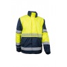 Parka Multirriesgo Alta Visibilidad HOMBRE KINGSMANN FIRELIGHT bicolor​, Amarillo flúor navy 1