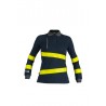 Polo Multirriesgo Alta Visibilidad MUJER FIRELIGHT combinado navy 1