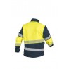 Polar Softshell Multirriesgo Alta Visibilidad HOMBRE FIRELIGHT bicolor Amarillo flúor navy 2