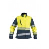 Polar Softshell Multirriesgo Alta Visibilidad MUJER FIRELIGHT bicolor Amarillo flúor navy 1