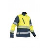 Polar Softshell Multirriesgo Alta Visibilidad MUJER FIRELIGHT bicolor Amarillo flúor navy 2