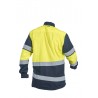 Camisa Multirriesgo Alta Visibilidad HOMBRE KINGSMANN FIRELIGHT bicolor, Amarillo flúor navy 3
