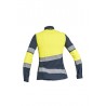 Camisa Multirriesgo Alta Visibilidad MUJER KINGSMANN FIRELIGHT bicolor, Amarillo flúor navy 3