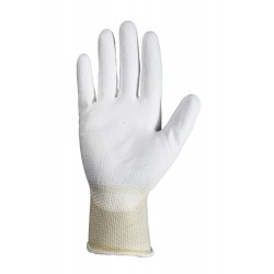Par de guantes PSH TACT 22-204 BLANCOS nylon con recubrimiento de PU 2