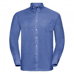 Camisa laboral HOMBRE Oxford Azulina